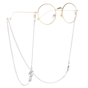Handmade gold glasses chain with heart and arrow charms for sunglasses and eyewear