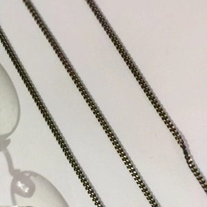 Minimalist black faceted metal chain strap for sunglasses and eyewear accessories