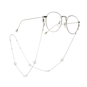 Glasses Chain Metal Crystal Beads Anti-lost Eyewear Strap Decorative Non-slip Cord Holder For Reading Glasses Sunglasses