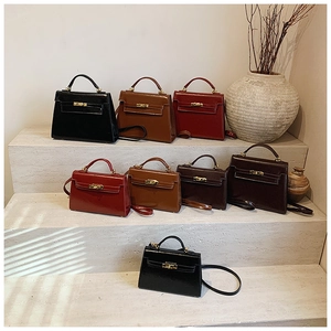 Sac à main rétro femme élégant style vintage sac bandoulière de luxe poignée supérieure neuf
