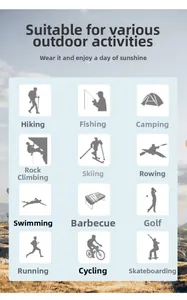 Occhiali da sole polarizzati per sport all'aperto come escursionismo e pesca