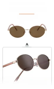 Detail of polarized sunglasses showing stainless steel frame and anti-slip temple texture