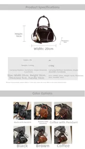 Detailed view of vintage bowling bag with baseball stitching and size dimensions