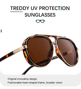 Detail of tortoise shell aviator frames with gold metal bridge and model ZS98362 info