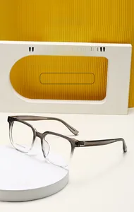 Detail view of J10008 square gray gradient frames with visible sizing specifications