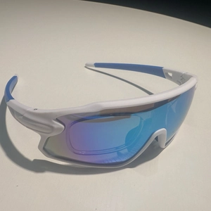 Polarized Sports Cycling Sunglasses Men UV400 Large Integrated Lens Outdoor Hiking Eyewear With Myopia Inner Frame