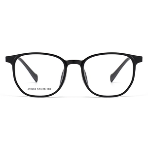 Classic black square full-rim optical glasses frame with size J10004 51-18-148 for women