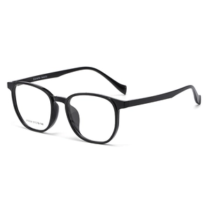 Fashionable black square large frame optical glasses for women with elegant design