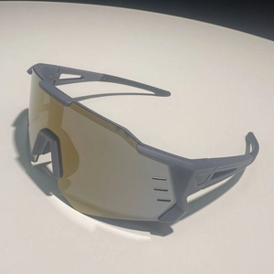 Sports Sunglasses Plastic PC Frame UV400 Protection Windproof Large Shield Lens Outdoor Cycling Riding Fashion For Men