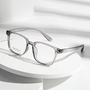 Occhiali Da Vista Quadrati TR90 Moda Retro Montatura Ottica Leggera Lenti Chiare Per Donne Uomini Unisex