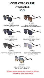 Multiple color options for retro square sunglasses with double bridge frame style