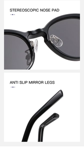 Détails des plaquettes de nez ergonomiques et des branches antidérapantes de la lunette