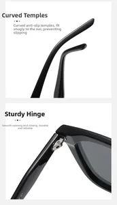 Détail des branches antidérapantes et charnières métalliques de lunettes œil-de-chat