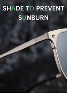Detail of metal hinge structure on silver cat-eye sunglasses with UV protection focus