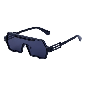 Lunettes de Soleil Steampunk Rétro pour Hommes Femmes Futuristes Géométriques Irrégulières Monture en Métal UV400 Verres PC Mode Extérieur