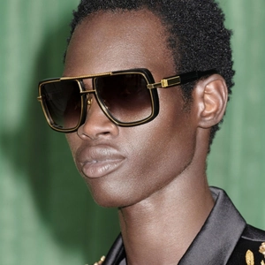 Lunettes De Soleil Carrées Rétro Homme Monture Métal PC Protection UV400 Mode Voyage Extérieur Hip Hop Oversized