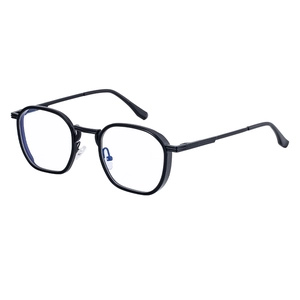 Lunettes de soleil carrées noires avec charnières à ressort pour un look moderne et chic