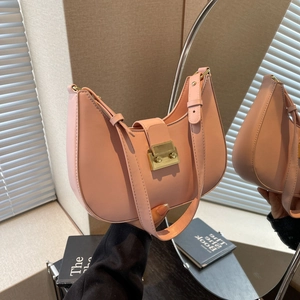 Sac Hobo Sous Le Bras Cuir PU Demi Lune Sac À Épaule Style Streetwear Rétro Avec Fermoir Métal Doré Pour Femmes Quotidien