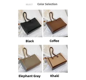 Detail showing high-capacity tote bags in four classic colors for daily commute
