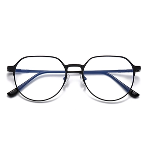 Lunettes de soleil magnétiques polygonales noir mat avec verres polarisés pour homme