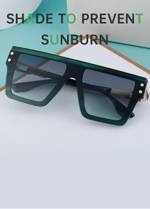 Macro detail of square marble-textured sunglasses frame with golden metal hinge accents