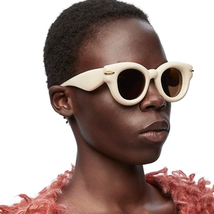 Lunettes De Soleil Chat Avec Monture PC Et Verres PC Monture Épaisse Rétro Protection UV Lunettes Pour Femmes