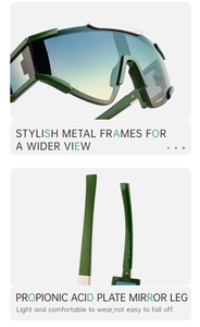 Détail de lunettes en métal avec branches en acide propionique et verres dégradés