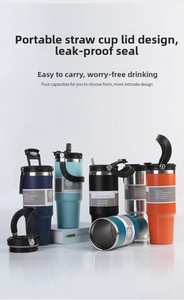 Detailed grid of 30oz insulated stainless steel tumblers in various vibrant colors
