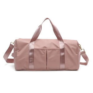 Sports Duffel Bag Waterproof Oxford Cloth Dry Wet Separation Shoe Compartment For Gym Yoga Travel Fitness Solid Color