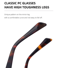 Close-up of tortoise shell sunglasses frame showing high toughness temples and ergonomic curve