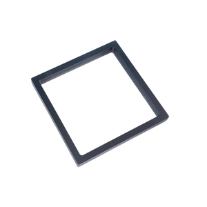3D floating PE film jewelry display frame box in black for rings and medals