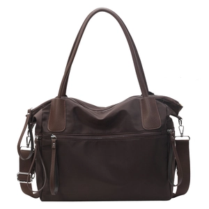 Women Large Capacity Nylon Tote Bag Waterproof Multi Pocket Casual Shoulder Crossbody Bag For Travel Work Daily