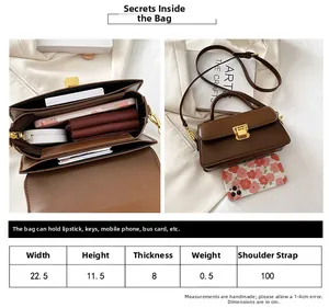 Guida alle taglie della borsa in pelle vintage con dimensioni e capacità di stoccaggio
