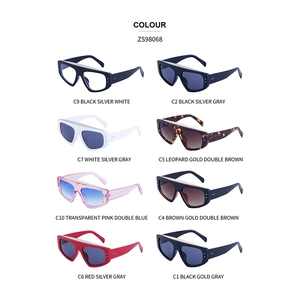 Plusieurs options de couleurs pour lunettes de soleil à petit cadre en 8 tons variés