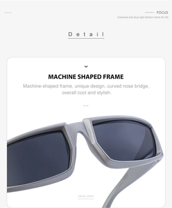 Detail of machine-shaped silver frame and curved nose bridge on anti-blue light glasses