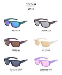 Sélection multicolore de lunettes de soleil de sport Y2K pour le cyclisme et l'extérieur