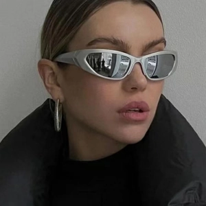 Polarized Sunglasses Y2K Millennium Cat Eye Cycling Eyewear UV400 PC TAC Frame Trendy Sporty Style For Men Women