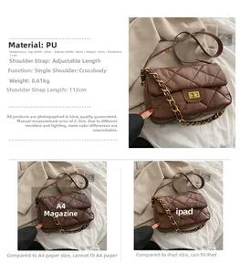 Comparaison de capacité du sac bandoulière matelassé avec magazine et iPad inclus