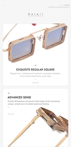 Détail de monture en métal doré avec verres anti-lumière bleue et design style steampunk