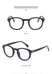 Detail view of matte black round polarized sunglasses with silver arrow metal accents