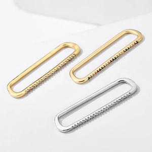 Brass Cubic Zirconia Ear Cuff No Piercing Lightning Star Moon Geometric Wrap Earrings For Women Fashion Jewelry