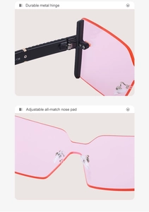 Vue détaillée des charnières en métal et plaquettes de nez réglables sur lunettes