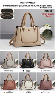 Détails du grand sac cabas bicolore avec dimensions et structure interne à trois compartiments