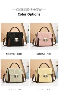 Collage of chic tote bags in black, pink, green, and yellow with unique pleated texture