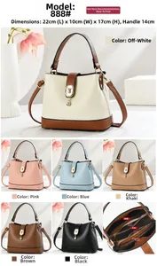 Internal structure of the bucket bag showing main pocket, zipper pocket and compartments