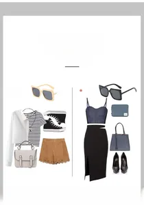 Lunettes de soleil tendance assorties avec des tenues de rue et de bureau chic