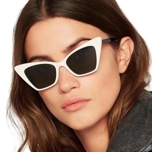 Vintage Cat Eye Sunglasses UV400 Protection PC Frame Lens Retro Fashion Eyewear For Women Outdoor Travel