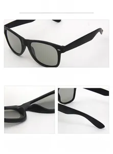 Detail of matte black frames featuring polarized lenses and anti-slip ergonomic temples