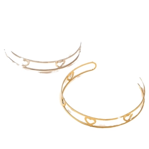 Bracelets ajourés à motifs de cœur en or et argent pour un look tendance et chic