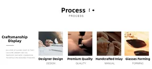 Detailing the four craft stages of rimless sunglasses from design to manual assembly